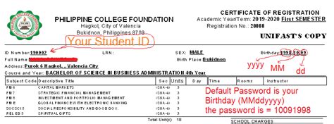 pcf hris|PCF Student Portal.